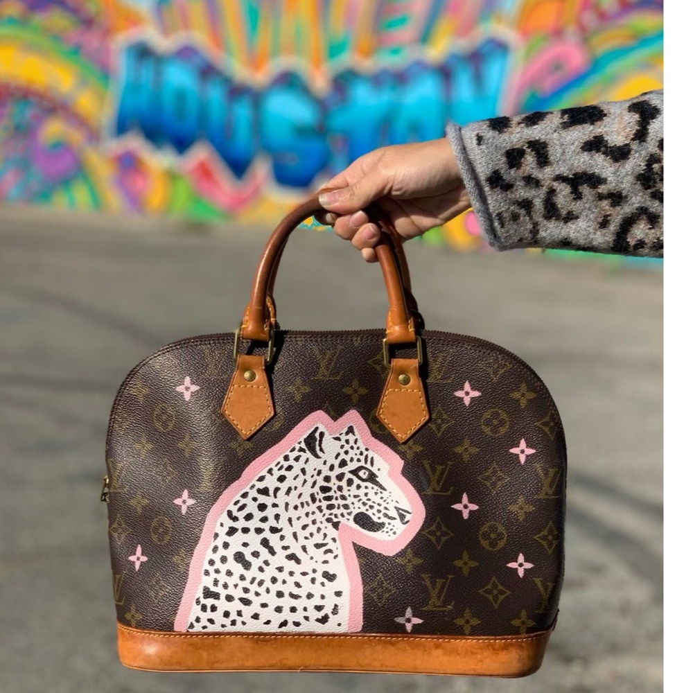 Louis Vuitton Alma (Art made by Salvadoran artist Vanessa Barrientos)